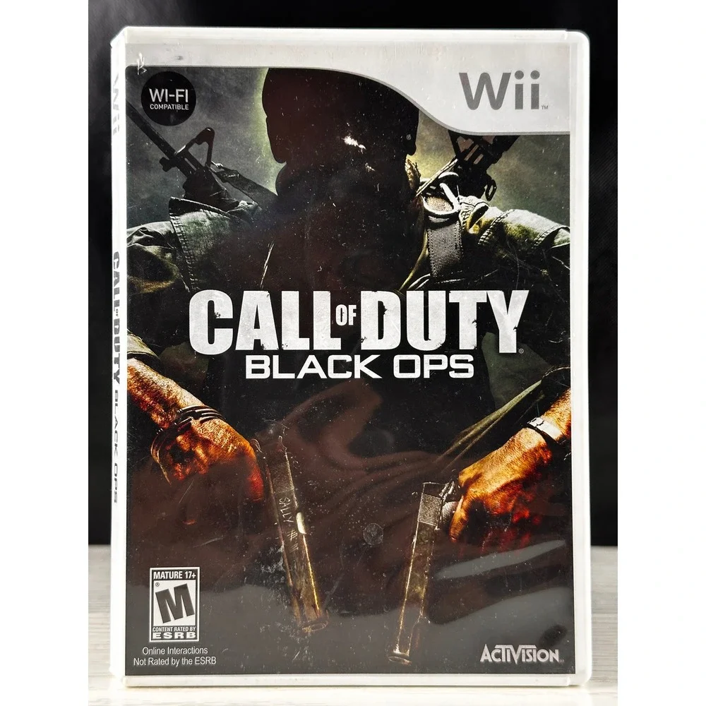 Call of‎ Duty Black Ops Wii Game Activision Shooter Mature Rated Activision